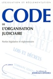  Journaux officiels - Code de l'organisation judiciaire.