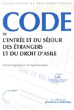  Journaux officiels - Code de l'entrée et du séjour des étrangers et du droit d'asile.