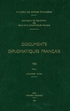  Ministère Affaires Etrangères - Documents diplomatiques français 1920 - Tome 1 (10 janvier-18 mai).