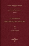 Des affaires étrangères Ministère - Documents diplomatiques français - 1961 – Tome II (1er juillet – 31 décembre).
