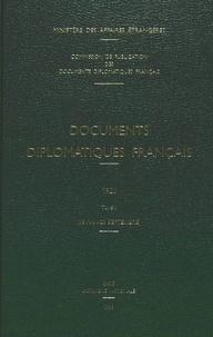  Ministère Affaires Etrangères - Documents diplomatiques français 1920 - Tome 2 (19 mai-23 septembre).
