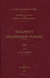 Ministère Affaires Etrangères - Documents diplomatiques français 1963 - Tome 2 (1er juillet-31 décembre).