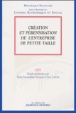  Conseil Economique et Social - Creation Et Perennisation De L'Entreprise De Petite Taille. 2001.