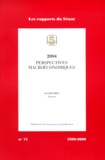 Joël Bourdin - Impressions. 1999-2000 / Sénat Tome 71 - Rapport d'information sur les perspectives macroéconomiques à moyen terme, 1999-2004.