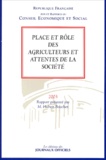 Hubert Bouchet - Place et rôle des agriculteurs et attentes de la société.