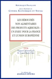 Jean-Claude Pasty - Conseil économique et social N° 12, 2004 : Les débouchés non alimentaires des produits agricoles : un enjeu pour la France et l'Union Européenne.