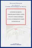  Conseil Economique et Social - Le processus de Lisbonne : communication du bureau à partir des avis du Conseil économique et social en préparation du sommet de printemps 2005.