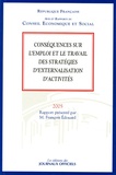 François Edouard - Conséquences sur l'emploi et le travail des stratégies d'externalisation d'activités.