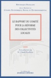 Claude Roulleau - Le rapport du Comité pour la réforme des collectivités locales.
