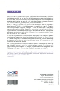 Regards croisés sur les droits des femmes en France : Quels enjeux et perspectives d'action ?. Actes du cycle de webinaires organisés par la CNCDH