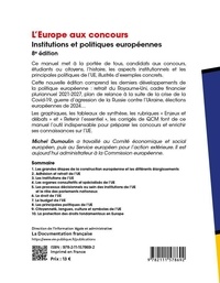 L'Europe aux concours. Institutions et politiques européennes 8e édition