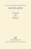 Jean-Louis Gardies - L'Erreur de Hume.