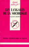 Jacques Herman - Les langages de la sociologie.