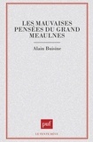 Alain Buisine - Les mauvaises pensées du "Grand Meaulnes".
