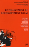 François Rangeon et Guy Gilbert - Le Financement du développement local.
