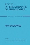 Michel Meyer et  Collectif - REVUE INTERNATIONALE DE PHILOSOPHIE N° 209 SEPTEMBRE 1999 : NEUROSCIENCES.