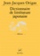Jean-Jacques Origas - Dictionnaire De Litterature Japonaise.