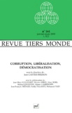 Jean Cartier-Bresson et  Collectif - Revue Tiers-Monde Tome 41 N° 161 Janvier-Mars 2000 : Corruption, Liberalisation, Democratisation.