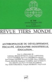  Collectif - Revue Tiers-Monde Tome 42 N° 168 Octobre-Décembre 2001 : Anthropologie du développement, fiscalité, géographie industrielle, éducation....