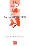 Marie-José Dalbera-Stefanaggi - La Langue Corse.