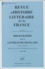 Eric Férey - Revue d'histoire littéraire de la France Hors-série 2003 : Bibliographie de la littérature française (XVIe-XXe siècles) - Année 2002.