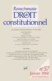 Jean-Claude Ricci et François Luchaire - Revue française de Droit constitutionnel N° 57, Janvier 2004 : Le Conseil Constitutionnel 45 ans après.