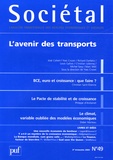 José Cohen et Yves Crozet - Sociétal N° 49, 3e trimestre : L'avenir des transports.