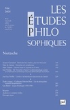 Marc Buhot de Launay et Marc Crépon - Les études philosophiques N° 2, Mai 2005 : Nietzsche.