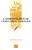 Hélène Buisson-Fenet - L'administration de l'Education nationale.