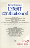 Didier Maus et André Roux - Revue française de Droit constitutionnel N° 69, 2007 : .