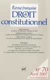 Michel Fromont et Abraham Barrero Ortega - Revue française de Droit constitutionnel N° 70, Avril 2007 : .