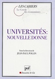 Jean-Paul Pollin - Universités : nouvelle donne.