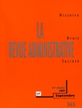 François Monnier et Guy Thuillier - La Revue administrative N° 365, Septembre 20 : .