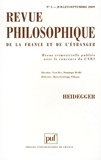 Yvon Brès et Dominique Merllié - Revue philosophique N° 3, Juillet-Septem : Heidegger.