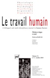 Françoise Anceaux et Christine Chauvin - Le travail humain Volume 73 N° 4, Octo : Décision et risques en santé.