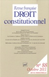 Arnaud Coutant et Hugues Rabault - Revue française de Droit constitutionnel N° 88, Octobre 2011 : .