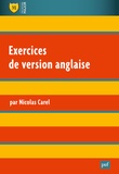 Nicolas Carel - Exercices de version anglaise.