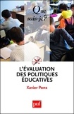 Xavier Pons - L'évaluation des politiques éducatives.