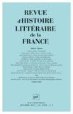 Jeanyves Guérin - Revue d'histoire littéraire de la France N° 4, Octobre-Décembre 2013 : Albert Camus.