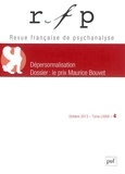 Béatrice Ithier et Vassilis Kapsambelis - Revue Française de Psychanalyse Tome 77 N°4, Octobre 2013 : Dépersonnalisation.