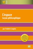 Frédéric Laupies - L'espace - Leçon philosophique.