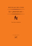 Nicolas de Cues - Le "pouvoir-est".