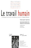 Eric Brangier et Jean-Marc Robert - Le travail humain Volume 77 N° 1, Janvier 2014 : Ergonomie prospective.