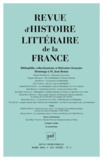 Alain Génetiot - Revue d'histoire littéraire de la France N° 1, Janvier-mars 2015 : Bibliophilie, collectionnisme et littérature française - Hommage à Jean Bonna.