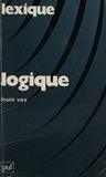 Louis Vax - Logique.
