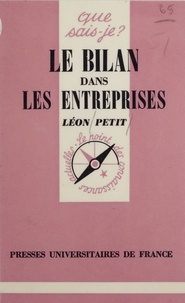 Léon Petit - Le Bilan dans les entreprises.