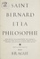 Rémi Brague - Saint Bernard et la philosophie - [colloque de Dijon, 27-28 avril 1990].