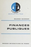 Maurice Duverger - Finances Publiques.
