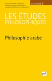 Marwan Rashed - Les études philosophiques N° 2, avril 2016 : Philosophie arabe.