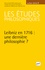 David Lefebvre - Les études philosophiques N° 3, juillet 2016 : Leibniz en 1716 : une dernière philosophie ?.